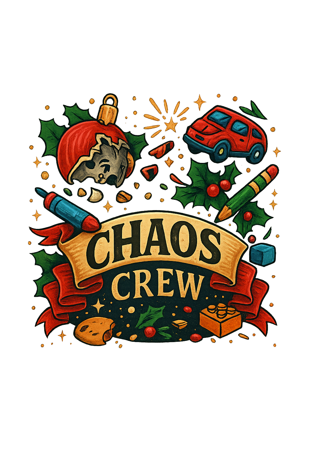CHAOS CREW HOODIE — LIMITED DROP | JAIL MARY CHRISTIMAS COLLECTION