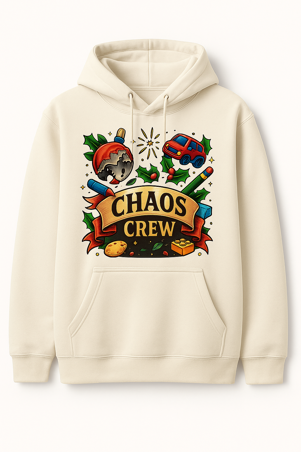 CHAOS CREW HOODIE — LIMITED DROP | JAIL MARY CHRISTIMAS COLLECTION