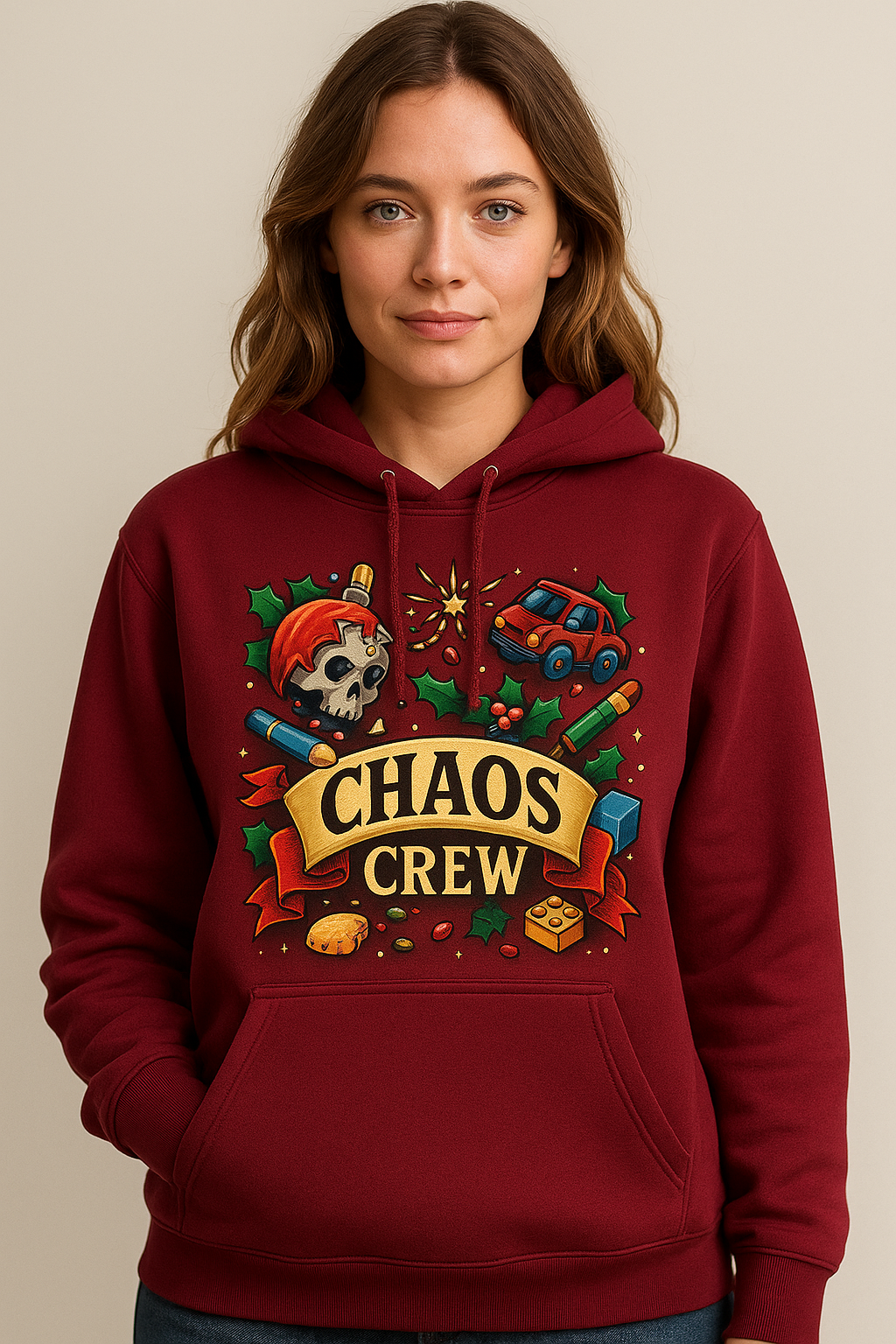 CHAOS CREW HOODIE — LIMITED DROP | JAIL MARY CHRISTIMAS COLLECTION