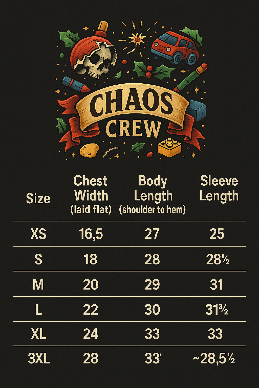 CHAOS CREW HOODIE — LIMITED DROP | JAIL MARY CHRISTIMAS COLLECTION