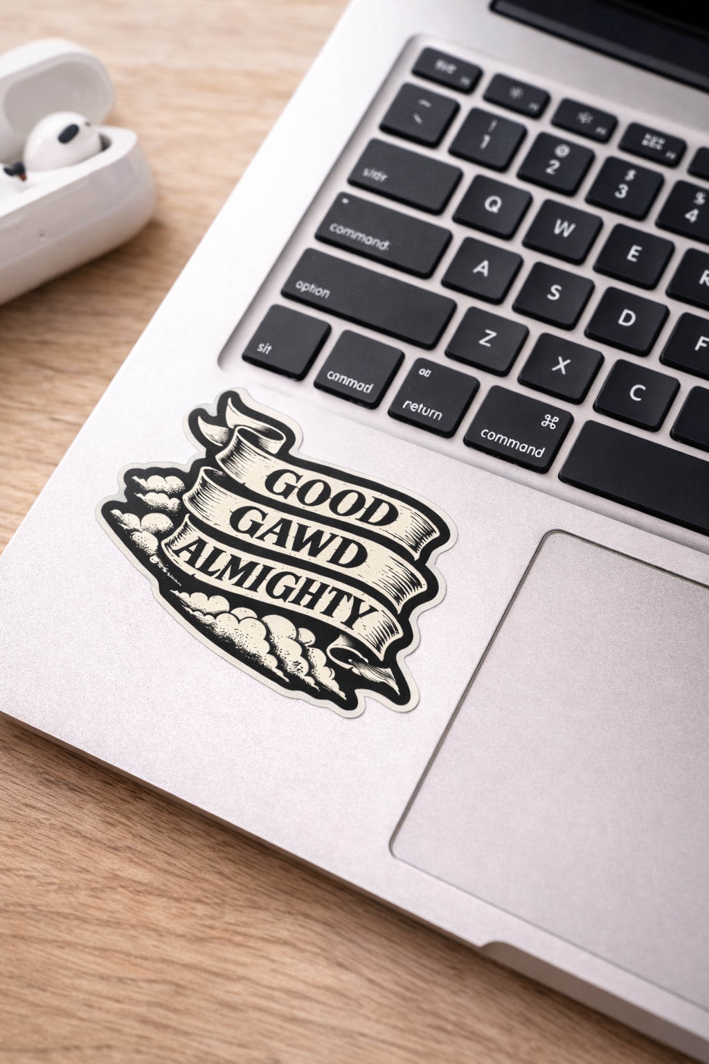 GOOD GAWD ALMIGHTY – Funny Vinyl Sticker