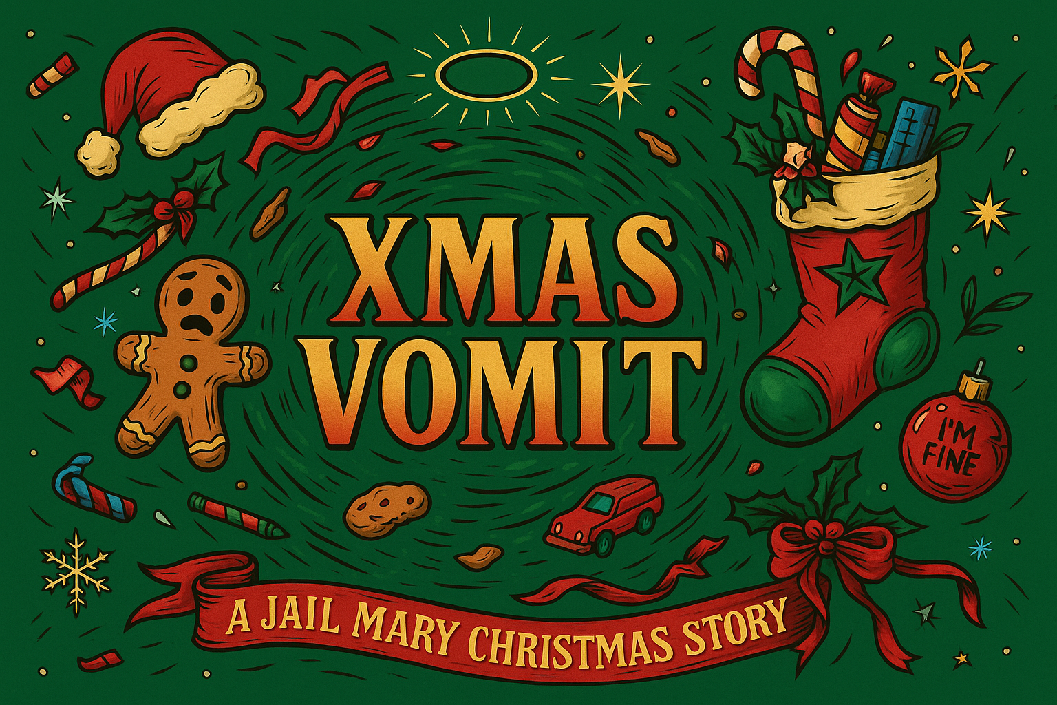 XMAS VOMIT — Limited Drop Tee (A Jail Mary Christmas Collection)