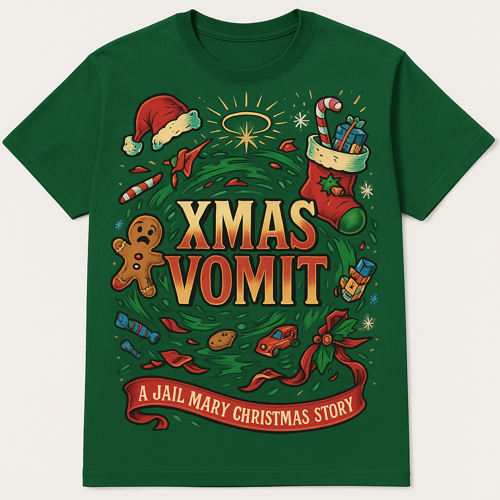 XMAS VOMIT — Limited Drop Tee (A Jail Mary Christmas Collection)